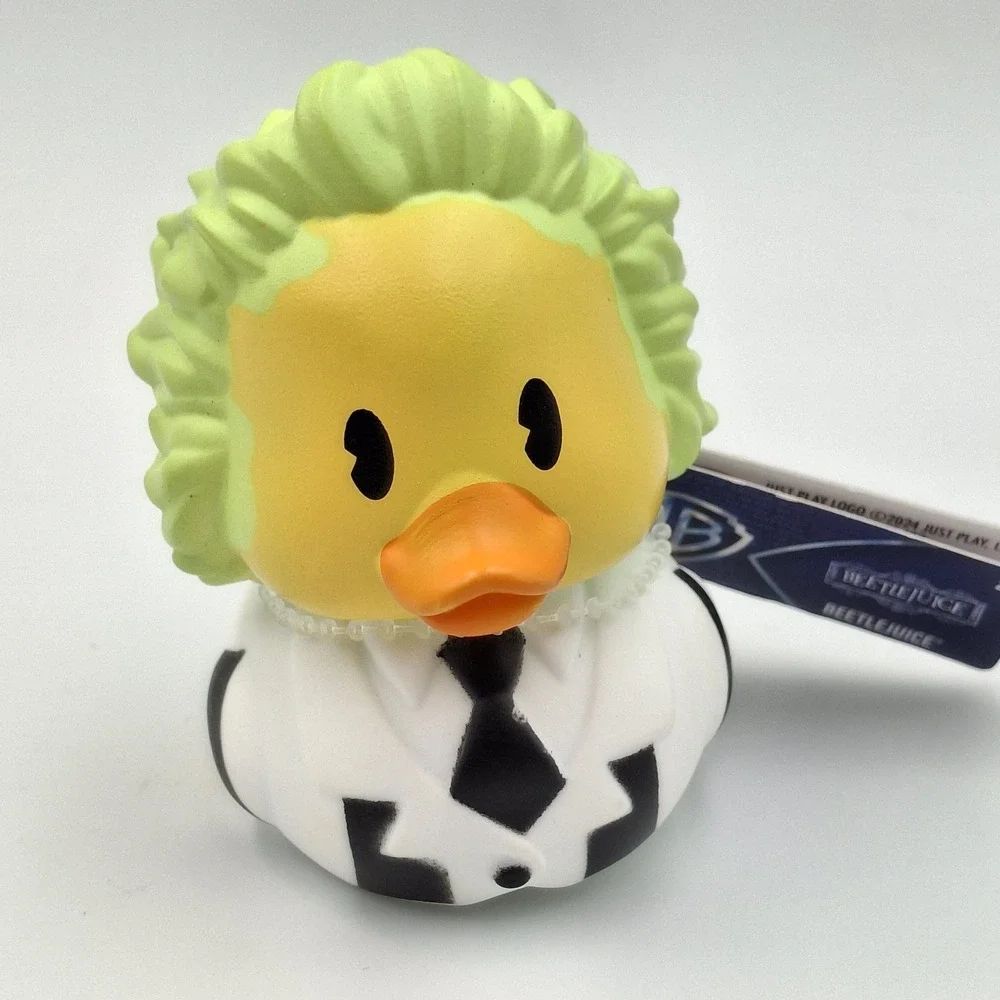 Lot of 4 Rubber Ducks Texas Cowboy Orange Tabby Cat Beetlejuice Jeep‎ Ducking